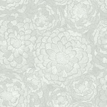 Load image into Gallery viewer, Gray/White Darrin Peel &amp; Stick Floral Wallpaper (Set of 2)
