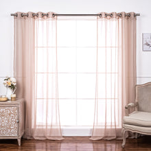 Load image into Gallery viewer, Deloera Polyester Sheer Curtain Pair (Set of 4)
