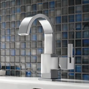 Vero Single Hole Faucet Single-handle Bathroom Faucet with Drain Assembly