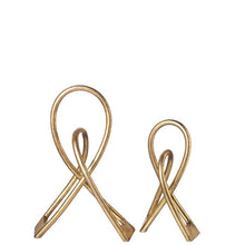 Load image into Gallery viewer, Gold Dipasquale 2 Piece Abstract Decor Sculpture Set
