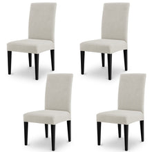 Load image into Gallery viewer, Ivory White Dlerfeut Box Cushion Dining Chair Slipcover (Set of 4)
