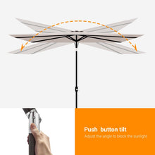 Load image into Gallery viewer, Donyan Rectangular Lighted Market Umbrella
