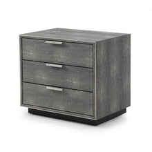 Load image into Gallery viewer, Shagreen 3 Drawer Nightstand
