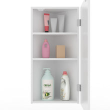 Load image into Gallery viewer, Eastbrook 12.8&#39;&#39; W 24.2&#39;&#39; H Corner Mount Frameless Medicine Cabinet with Mirror and 3 Fixed Shelves
