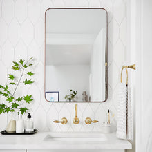 Load image into Gallery viewer, Bronze Eitzen Round Metal Wall Mirror
