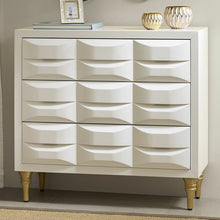 Load image into Gallery viewer, White Emma 3-Drawer Accent Chest
