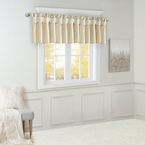 Champagne Enders Tailored Window Valance
