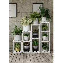 Load image into Gallery viewer, Eurico Rectangular Solid Wood Plant Stand
