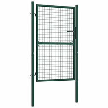 Load image into Gallery viewer, Green Fence Gate Metal Fence Post for Outdoor Doorway Garden Gate (Single)
