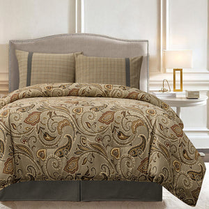 4 pc Piedmont Comforter Set, Super King