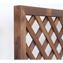 Load image into Gallery viewer, Fickes Wood Lattice Panel Trellis
