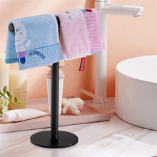 Load image into Gallery viewer, Matte Black Free Standing Towel Stand
