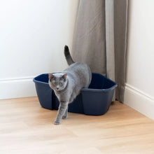 Load image into Gallery viewer, USA Litter Box with Scoop, Navy
