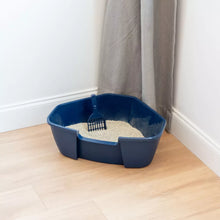 Load image into Gallery viewer, USA Litter Box with Scoop, Navy
