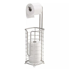 Load image into Gallery viewer, Metal Free Standing Toilet Paper Stand/Dispenser - Holds 4 Rolls
