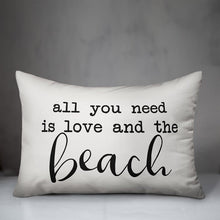 Load image into Gallery viewer, Off White/Black Garnes Indoor/Outdoor Throw Pillow
