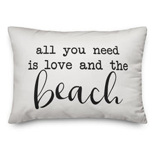 Load image into Gallery viewer, Off White/Black Garnes Indoor/Outdoor Throw Pillow
