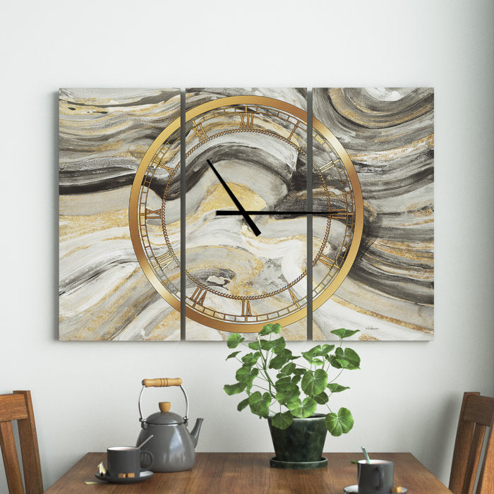 Glam Gold Canion - Modern wall clock