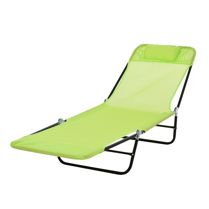 Glover Outdoor Metal Chaise Lounge