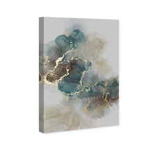 Load image into Gallery viewer, Oliver Gal Gold Flows In Rivers, Abstract Water Ink Modern Blue On Canvas Graphic Art
