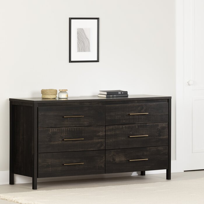 Rubbed Black Gravity 6 - Drawer Dresser