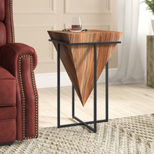 Load image into Gallery viewer, Gupton Solid Wood Cross Legs End Table
