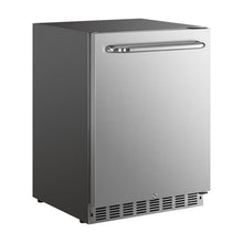 Load image into Gallery viewer, 24 inch Commercial Grade 5.12 cu. ft. Indoor Undercounter Fridge with Stainless Steel Reversible
