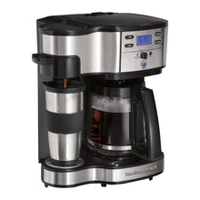 Load image into Gallery viewer, 2-Way Brewer 12 Cup Glass Carafe Stainless Steel
