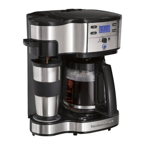 2-Way Brewer 12 Cup Glass Carafe Stainless Steel