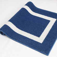 Load image into Gallery viewer, Navy Hanksville Non-Slip Striped Outdoor Doormat, 32&quot; x 48&quot;
