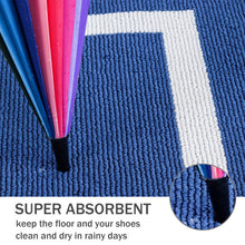 Load image into Gallery viewer, Navy Hanksville Non-Slip Striped Outdoor Doormat, 32&quot; x 48&quot;
