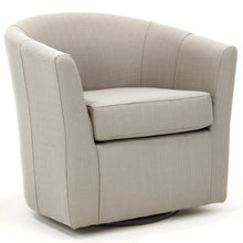 Load image into Gallery viewer, Hansell Upholstered Swivel Barrel Chair
