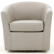 Load image into Gallery viewer, Hansell Upholstered Swivel Barrel Chair

