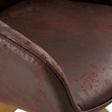 Load image into Gallery viewer, Hayek Vegan Leather Swivel Armchair
