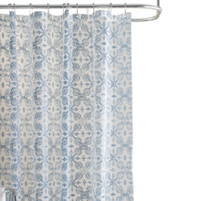 Load image into Gallery viewer, Hephzibah Vinyl Geometric Shower Curtain
