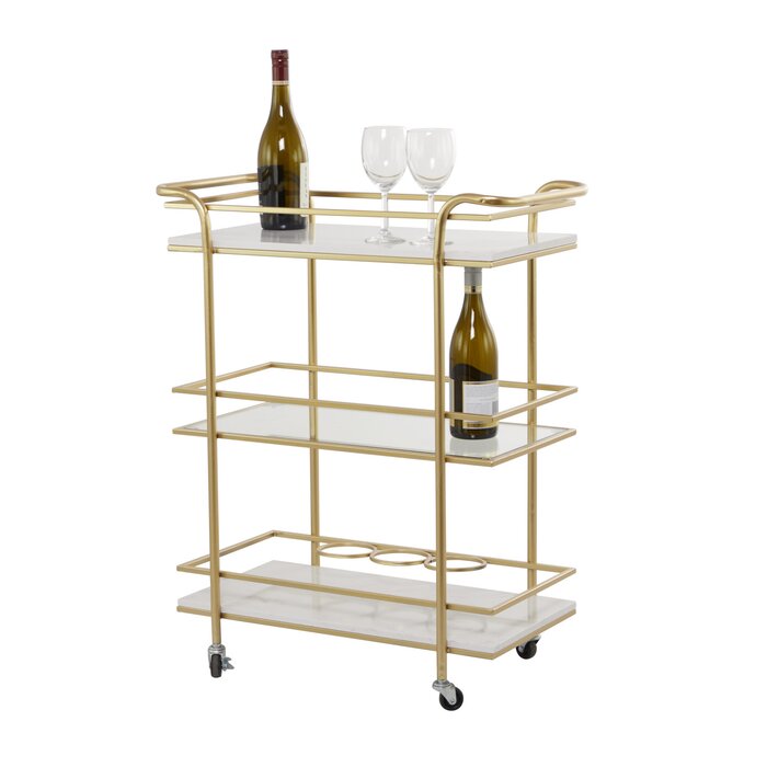 Hirohisa Metal Bar Cart