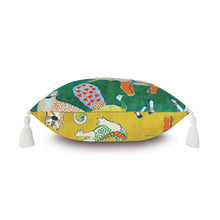 Load image into Gallery viewer, Hullabaloo Square Cotton Pillow Cover &amp; Insert
