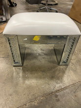 Load image into Gallery viewer, Mirrored vanity bench Final Sale pickup by 9/6
