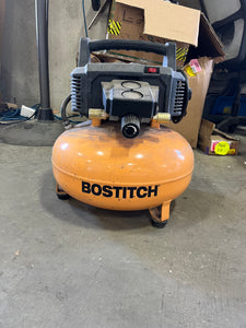 Bostitch 150 psi 6 gallon pancake compressor Final Sale pickup by 9/6