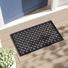 Load image into Gallery viewer, Ibraaheem Lattice 30 in. x 18 in. Non-Slip Outdoor Door Mat
