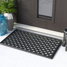 Load image into Gallery viewer, Ibraaheem Lattice 30 in. x 18 in. Non-Slip Outdoor Door Mat
