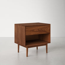 Load image into Gallery viewer, Indra Solid + Manufactured Wood Nightstand
