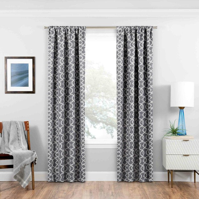 Isante Polyester Blackout Curtain Panel