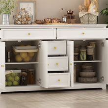 Load image into Gallery viewer, White Jamarris 59.1&quot; Wide 5 Drawer Sideboard
