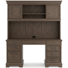 Load image into Gallery viewer, Brown Janismore Desk (HUTCH ONLY)
