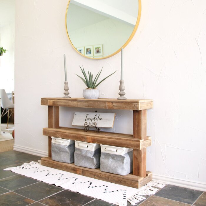 Jent Solid Wood Console Table