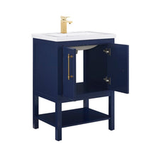 Load image into Gallery viewer, Jewell Free-standing Single Bathroom Vanity with Ceramic Vanity Top Final Sale pickup by 9/8
