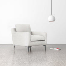 Load image into Gallery viewer, Jones Upholstered Armchair, Light Gray
