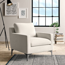 Load image into Gallery viewer, Jones Upholstered Armchair, Light Gray
