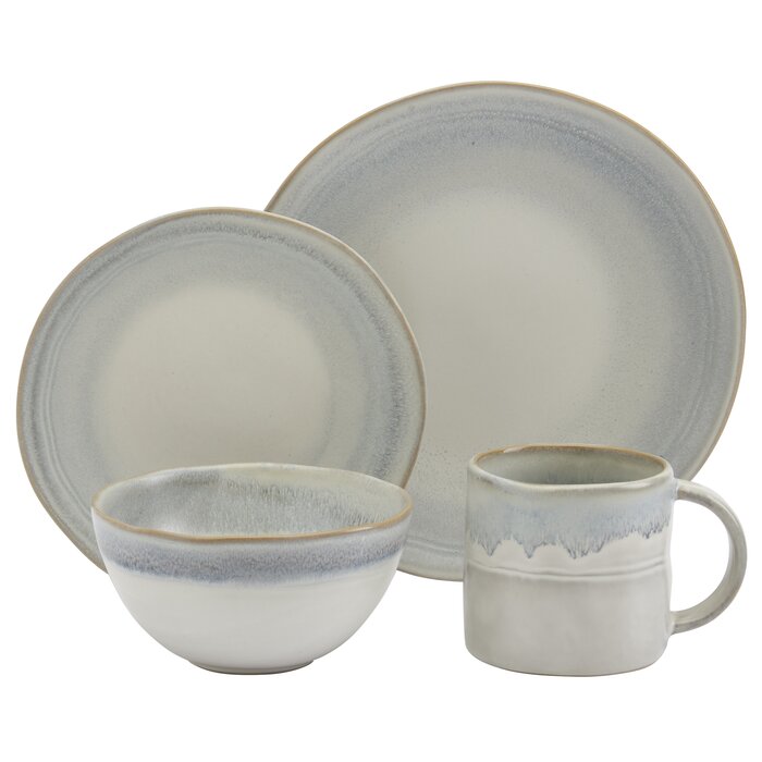 Ardea Stoneware Dinnerware Set - Service for 4 (Set of 16)